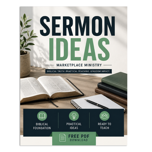 Sermon Series Ideas: Marketplace Ministry