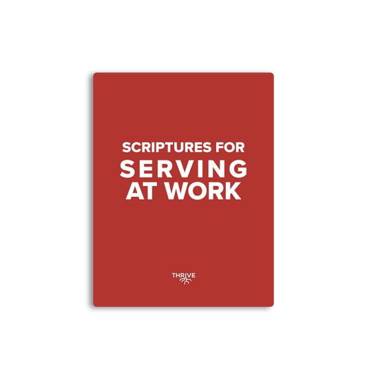 Serving at Work Card