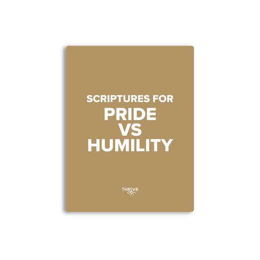 Pride vs Humility Card