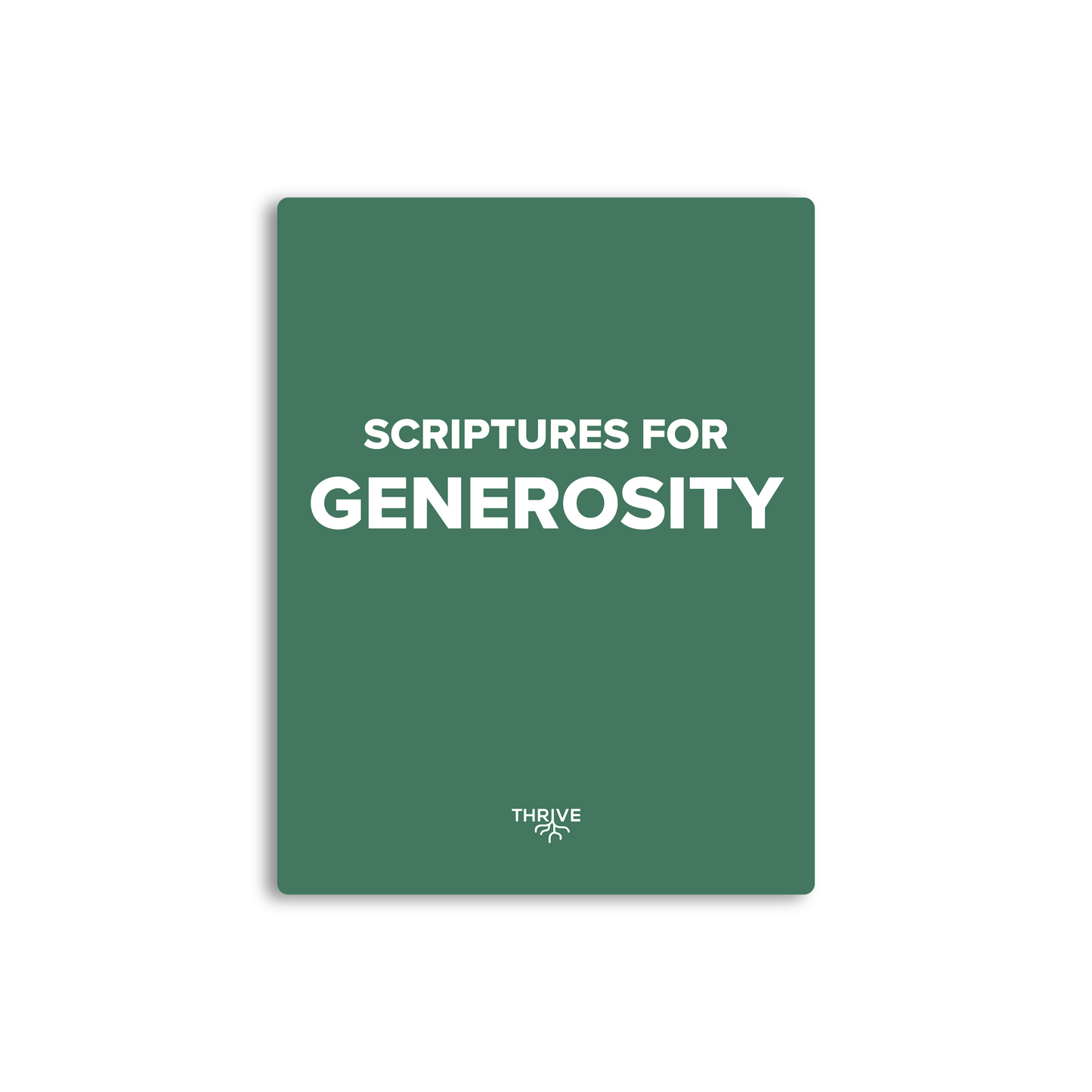 Generosity Card