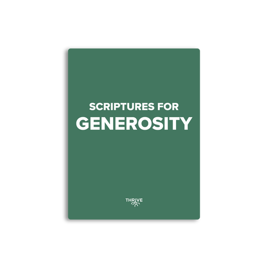 Generosity Card